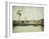 Saint-Sever Quay at Rouen, 1896-Canaletto-Framed Giclee Print