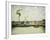 Saint-Sever Quay at Rouen, 1896-Canaletto-Framed Giclee Print