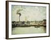 Saint-Sever Quay at Rouen, 1896-Canaletto-Framed Giclee Print