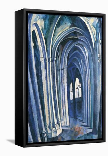 Saint-Séverin #1, 1909-Robert Delaunay-Framed Stretched Canvas