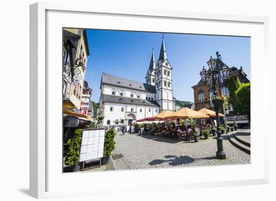 Saint Severus's Church on the Market Square of Boppardrhine Valley. Rhineland-Palatinate, Germany-Michael Runkel-Framed Photographic Print