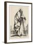 Saint Simon from Les Grands Apôtres (The Large Apostles), 1631 (Etching)-Jacques Callot-Framed Giclee Print
