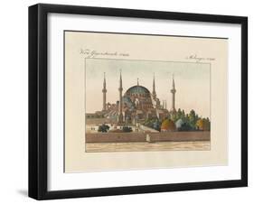 Saint-Sophia Cathedral in Constantinople-null-Framed Giclee Print