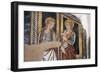 Saint Sophia Chapel Detail Showing Saint Lucia and Saint Catherine, Papasidero, Calabria, Itlay-null-Framed Giclee Print