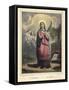 Saint Sophia, with Her Daughters Saints Faith, Hope and Charity in Background-null-Framed Stretched Canvas