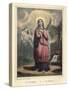 Saint Sophia, with Her Daughters Saints Faith, Hope and Charity in Background-null-Stretched Canvas