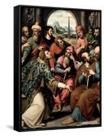 Saint Stephen in the Synagogue, Ca. 1562-Juan De juanes-Framed Stretched Canvas