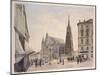 Saint Stephen's Cathedral in Vienna, 1832-Rudolf Von Alt-Mounted Art Print