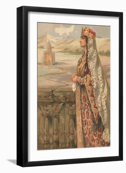 Saint Tamar of Georgia, Second Half of the 19th C-null-Framed Giclee Print