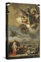 Saint Tecla Pray for the Liberation of Este from the Plague-Giambattista Tiepolo-Stretched Canvas