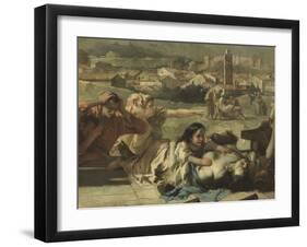 Saint Tecla Pray for the Liberation of Este from the Plague-Giambattista Tiepolo-Framed Giclee Print