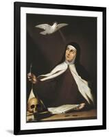 Saint Teresa of Jesus-Jose Ribera-Framed Art Print