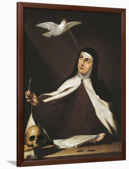 Saint Teresa of Jesus-Jose Ribera-Framed Art Print