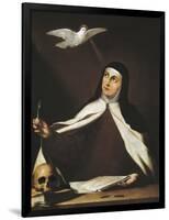 Saint Teresa of Jesus-Jose Ribera-Framed Art Print