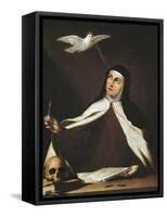 Saint Teresa of Jesus-Jose Ribera-Framed Stretched Canvas