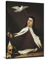 Saint Teresa of Jesus-Jose Ribera-Stretched Canvas