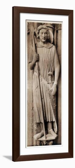 Saint Theodore, Cathedral of Chartres, France, 13th Century-null-Framed Giclee Print