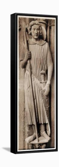 Saint Theodore, Cathedral of Chartres, France, 13th Century-null-Framed Stretched Canvas