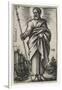 Saint Thomas, 1541-46 (Engraving)-Hans Sebald Beham-Framed Giclee Print