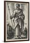 Saint Thomas, 1541-46 (Engraving)-Hans Sebald Beham-Framed Giclee Print