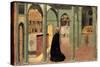 Saint Thomas Aquinas in Prayer, Ca 1428-1432-Sassetta-Stretched Canvas