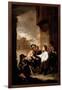 Saint Thomas of Villanueva Dividing His Clothes Among Beggar Boys, C.1667-Bartolome Esteban Murillo-Framed Giclee Print