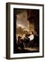 Saint Thomas of Villanueva Dividing His Clothes Among Beggar Boys, C.1667-Bartolome Esteban Murillo-Framed Giclee Print