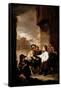 Saint Thomas of Villanueva Dividing His Clothes Among Beggar Boys, C.1667-Bartolome Esteban Murillo-Framed Stretched Canvas