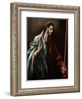 Saint Thomas the Apostle-El Greco-Framed Giclee Print