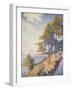 Saint Tropez, der Küstenweg (Saint Tropez, le Sentier Côtier). 1902-Paul Signac-Framed Giclee Print