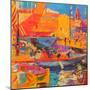 Saint-Tropez in May, 2020 (Oil on Canvas)-Peter Graham-Mounted Giclee Print
