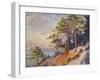 Saint -Tropez, le Sentier de Douane, 1905-Paul Signac-Framed Giclee Print