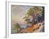 Saint -Tropez, le Sentier de Douane, 1905-Paul Signac-Framed Giclee Print