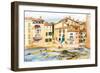 Saint-Tropez, the Bay-Joan Thewsey-Framed Giclee Print