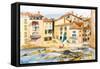 Saint-Tropez, the Bay-Joan Thewsey-Framed Stretched Canvas