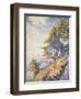 Saint Tropez, the Coastal Path, 1902-Paul Signac-Framed Premium Giclee Print