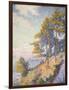 Saint Tropez, the Coastal Path, 1902-Paul Signac-Framed Giclee Print