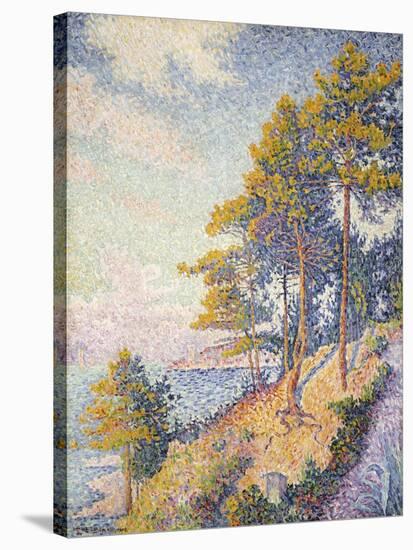 Saint Tropez, the Coastal Path, 1902-Paul Signac-Stretched Canvas
