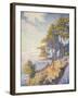 Saint Tropez, the Coastal Path, 1902-Paul Signac-Framed Giclee Print