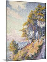 Saint Tropez, the Coastal Path, 1902-Paul Signac-Mounted Giclee Print