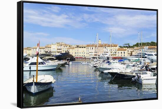 Saint-Tropez, Var, Cote d'Azur, Provence, France, Mediterranean, Europe-Fraser Hall-Framed Stretched Canvas