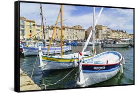 Saint Tropez, Var, Cote d'Azur, Provence, French Riviera, France, Mediterranean, Europe-Fraser Hall-Framed Stretched Canvas