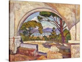 Saint Tropez, Vue de la Chapelle St. Anne-Theo Rysselberghe-Stretched Canvas