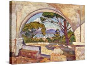 Saint Tropez, Vue de la Chapelle St. Anne-Theo Rysselberghe-Stretched Canvas