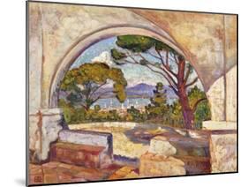 Saint Tropez, Vue de la Chapelle St. Anne-Theo Rysselberghe-Mounted Giclee Print