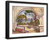 Saint Tropez, Vue de La Chapelle St, c.1920-Théo van Rysselberghe-Framed Giclee Print