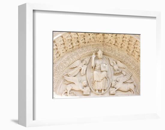 Saint-Trophime church tympanum, Arles, Bouches-du-Rhone, France-Godong-Framed Photographic Print