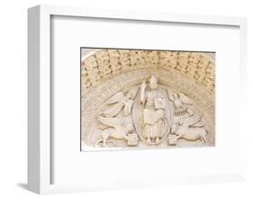 Saint-Trophime church tympanum, Arles, Bouches-du-Rhone, France-Godong-Framed Photographic Print