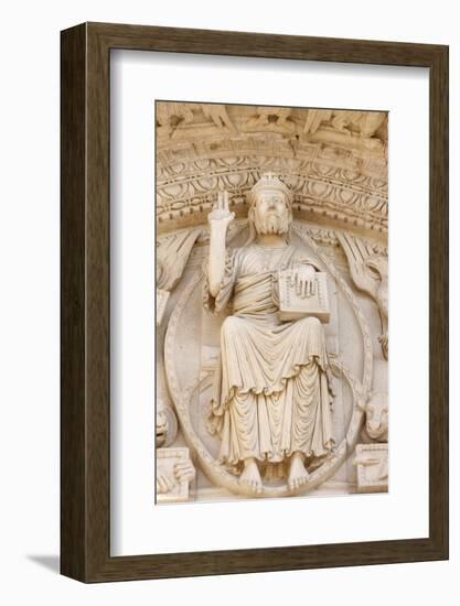 Saint-Trophime church tympanum, Arles, Bouches-du-Rhone, France-Godong-Framed Photographic Print