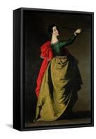 Saint Ursula, 1635-1640-Francisco de Zurbarán-Framed Stretched Canvas